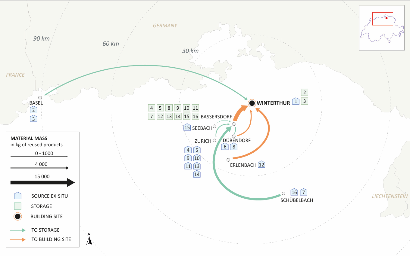 Reuse map